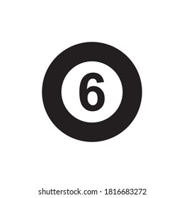 Billiard Ball Vector , Sport Icon
