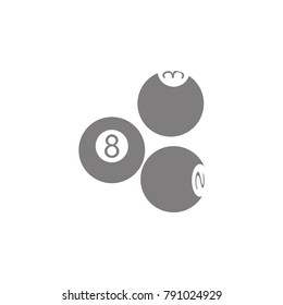 billiard balls icon. Web element. Premium quality graphic design. Signs symbols collection, simple icon for websites, web design, mobile app, info graphics on white background