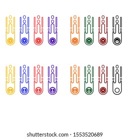 Billiard balls meteor vector set.