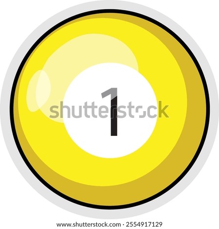 BILLIARD BALLS POOL NUMBER COLORFUL