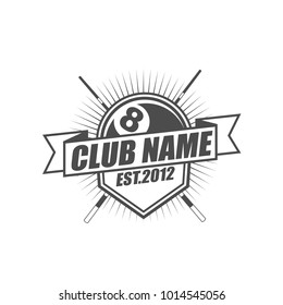 Billiard Club Logo Template