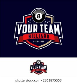 Billiard club Logo Template Design