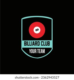Billiard club Logo Template Design