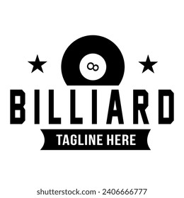 Billiard club Logo Template Design