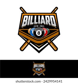 Billiard club Logo Template Design