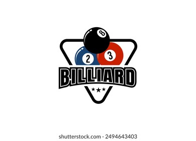 Billiard club Logo Template Design