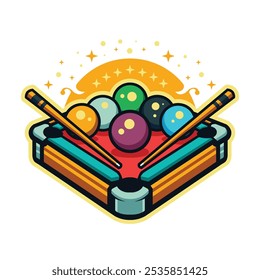 Billiard club Logo Template Design