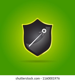 Billiard cue icon