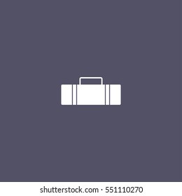 Billiard cue stick case icon. Game symbol. 