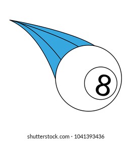 Billiard eight ball