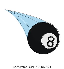 Billiard eight ball