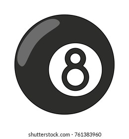 Billiard eight ball