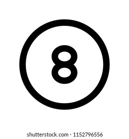 billiard eight ball game