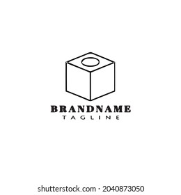 billiard element cartoon icon design template black modern isolated vector