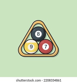 The Billiard equipment Vector, Lets Play together