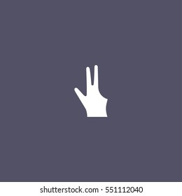 billiard glove icon