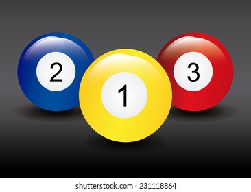 billiard graphic design , vector illustration