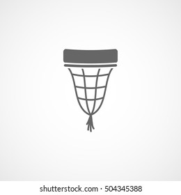 Billiard Hole Flat Icon On White Background