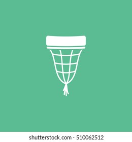 Billiard Hole Flat Icon On Green Background