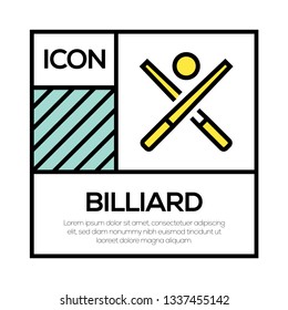 BILLIARD ICON CONCEPT