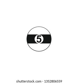 billiard icon illustration