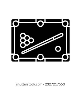 billiard icon vector design template in white background