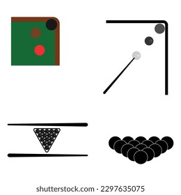Billiard icon vector illustration symbol design