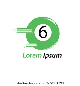 billiard logo vector icon. billiard badge symbol.