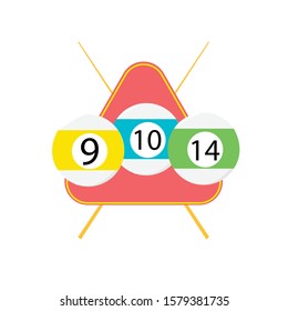 billiard logo vector icon. billiard badge symbol.