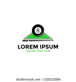 billiard logo vector illustration design