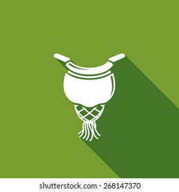 Billiard pocket icon. Vector Illustration