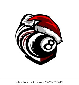  Billiard Santa Badge