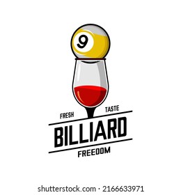 vector de diseño deportivo de billar sobre fondo blanco
