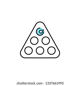 Billiard, sport, gambling icon. Element of color sport icon. Premium quality graphic design icon. Signs and symbols collection icon for websites, web design, mobile app