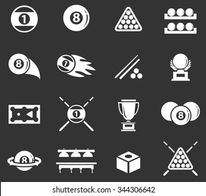 Billiard symbol for web icons