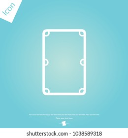 billiard table line icon