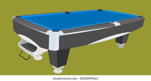 billiard table - vector illustration
