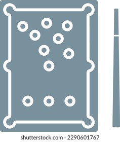 Billiard vector icon. Can be used for printing, mobile and web applications.