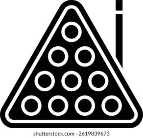 Billiard vector icon. Can be used for printing, mobile and web applications.