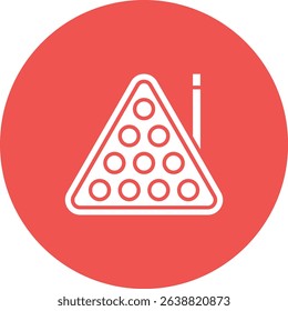 Billiard vector icon. Can be used for printing, mobile and web applications.