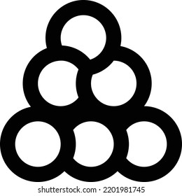 Billard Vektorgrafik auf transparentem Hintergrund.Premium-Qualität symmbols.Stroke Vektorsymbol für Konzept und Grafikdesign.