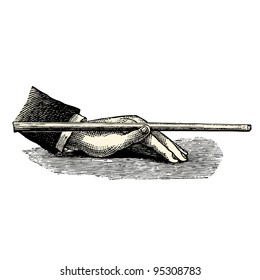 Billiard - vintage engraved illustration - "Dictionnaire encyclopédique universel illustré" By Jules Trousset - 1886/1891 Paris