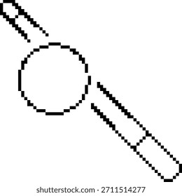 Icono de píxeles de 8 bits de Billiards. Ilustración vectorial.