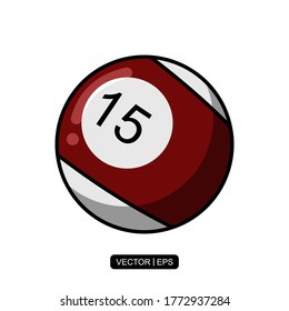 Plantilla de logotipo de ilustración de vectores de icono de Ball para muchos fines.