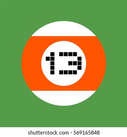 billiards ball number thirteen