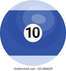 Billiards Ball Vector Illustration Graphic
