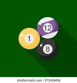 billiards contrast green