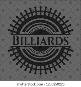 Billiards dark badge