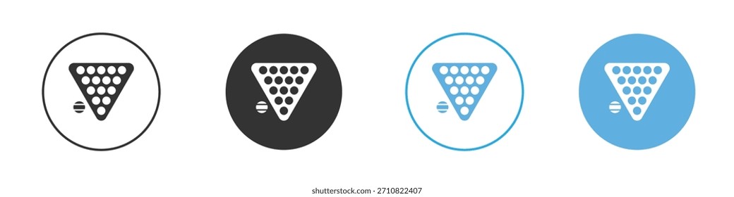 billiards icon. Graphic icon design template