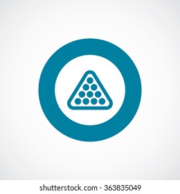 billiards icon, on white background